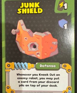 Robot Quest Arena: Junk Shield Promo Card