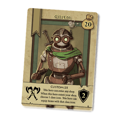Bargain Quest: Golem Promo Hero