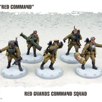 Dust Tactics: Red Guards Command Squad – "Red Command"