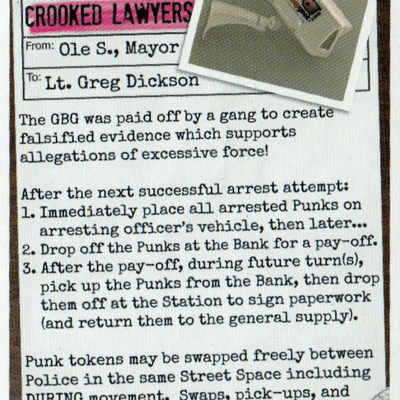 Police Precinct: Game Boy Geek Promo Card