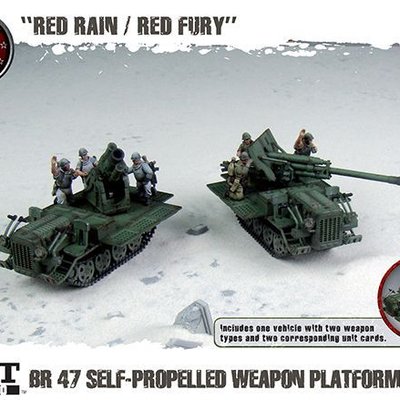 Dust Tactics: SSU BR-47 Self-Propelled Weapon Platform – "Red Rain / Red Fury"