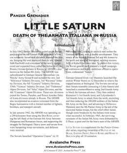 Panzer Grenadier: Little Saturn