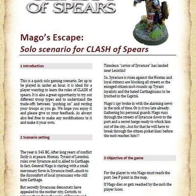 Clash of Spears: Mago's Escape