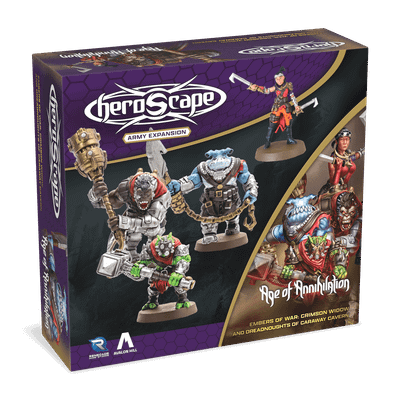 Heroscape: Crimson Widow and Dreadnoughts of Caraway Cavern Army Expansion