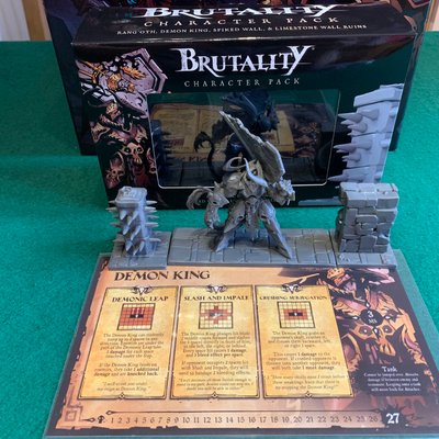 Brutality Character Pack: Rong'oth, Demon King, Spiked wall & Limestone wall ruins