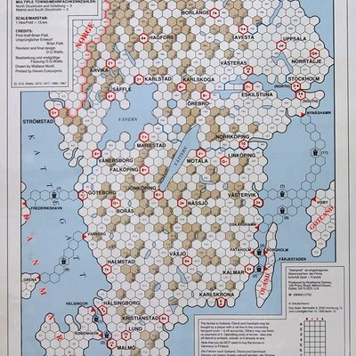 Railway Rivals Map SV: South Sweden