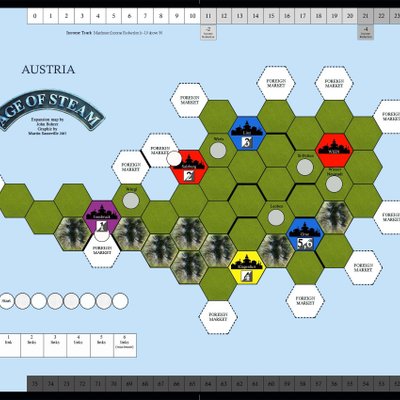 Age of Steam Expansion: Austria & India