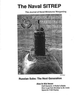 The Naval SITREP: The Journal of Naval Miniatures Wargaming #3