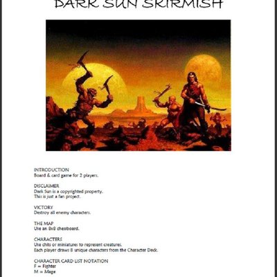 Dark Sun Skirmish
