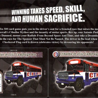 Cthulhu in 2012 Campaign Bus