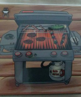Deck Building: The Deck Building Game – The Barbecue Grill Promo