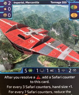 Traveller Customizable Card Game: Safari Ship