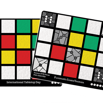 Sagrada: Promo 3 – International Tabletop Day Window Pattern Card