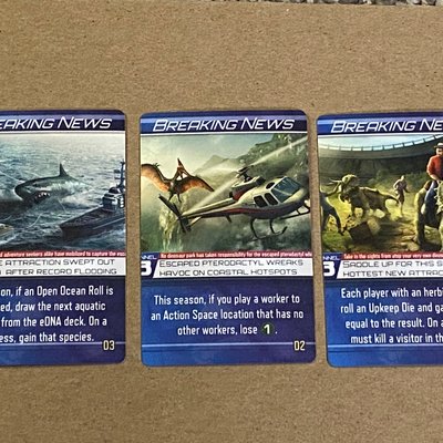 DinoGenics: Breaking News Promo Cards