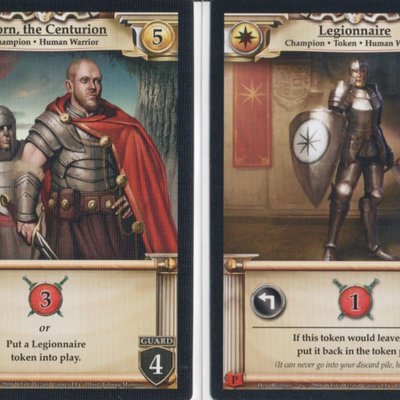 Hero Realms: Centurion Promo & 4 Legionnaire Cards