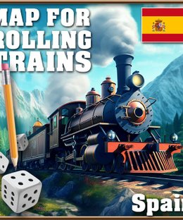 Rolling Trains: Spain Map