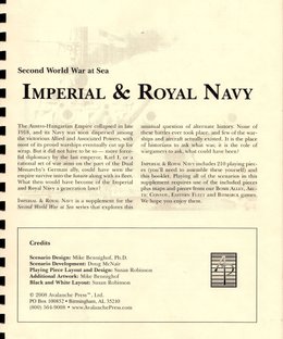 Second World War at Sea: Imperial and Royal Navy