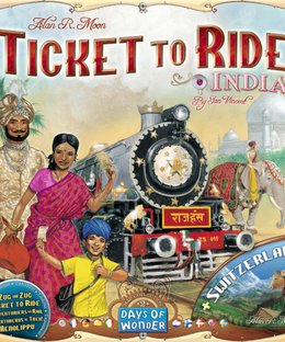 Ticket to Ride Map Collection 2: India & Switzerland