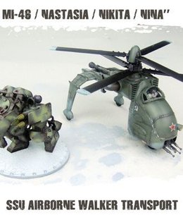 Dust Tactics: SSU Airborne Walker Transport – "MIL MI-46 / Nastasia / Nikita / Nina"