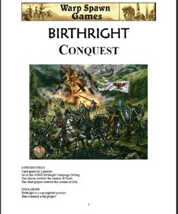 Birthright Conquest