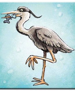 Fish'n'Stones: Heron