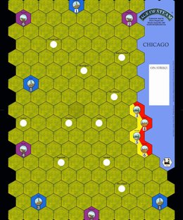 Age of Steam Expansion: Brazil / Chicago