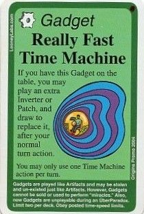 Chrononauts: Really Fast Time Machine Promo Card