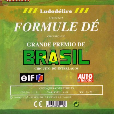 Formule Dé Circuit  № 10: GRANDE PREMIO DE BRASIL – Circuito do Interlagos
