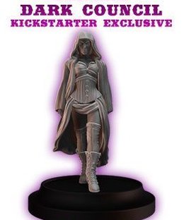 Wild West Exodus: Female Dark Council miniature
