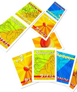 Basketball Team card game