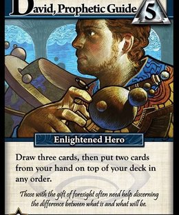 Ascension: David, Prophetic Guide Promo Card