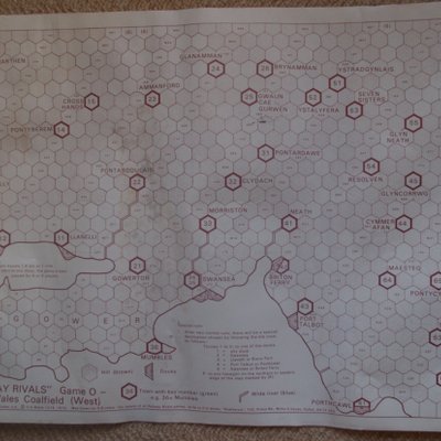Railway Rivals Map O: South Wales Coalfield (West)