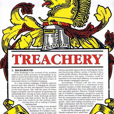 Treachery: A Fantasy Warlord scenario