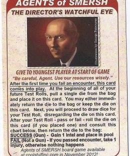 Agents of SMERSH: The Director's Watchful Eye Promo Card