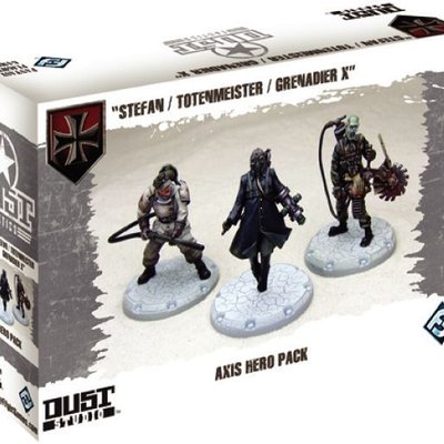 Dust Tactics: Axis Hero Pack – "Stefan / Totenmeister / Grenadier X"