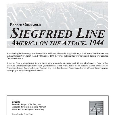 Panzer Grenadier: Siegfried Line – America on the Attack, 1944