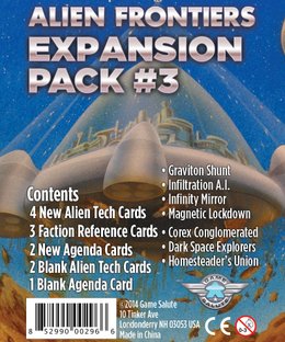 Alien Frontiers: Expansion Pack #3