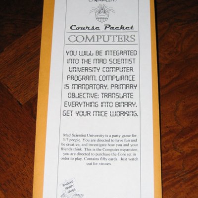 Mad Scientist University Course Packet: Computers