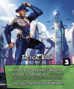 Astro Knights: Tactical Visor Promo Card