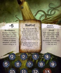 Arkham Horror: Hastur Promo Card