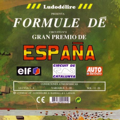 Formule Dé Circuit № 8: GRAN PREMIO DE ESPAÑA – Circuit de Catalunya