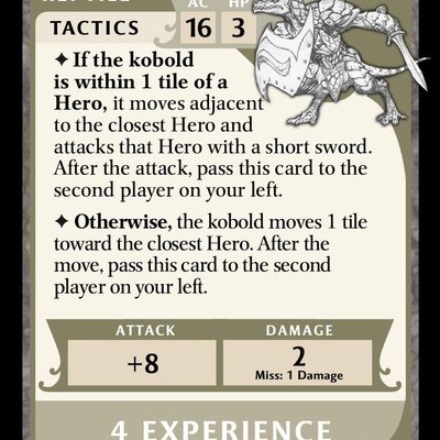 Dungeons & Dragons: Wrath of Ashardalon Boardgame – Kobold Champion Promo