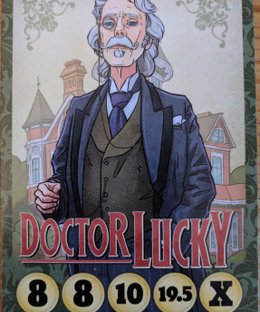 Button Men: Beat People Up – Doctor Lucky Promo Card