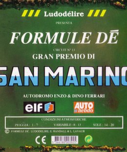 Formule Dé Circuit № 13: SAN MARINO – Autodromo Enzo & Dino Ferrari