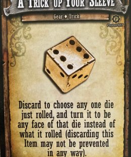 Shadows of Brimstone: A Trick Up Your Sleeve Promo Card