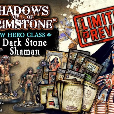 Shadows of Brimstone: Dark Stone Shaman Hero Pack