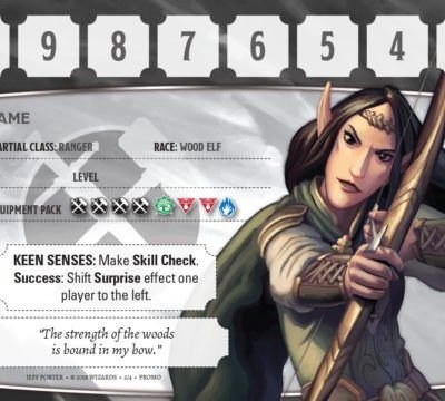 Dragonfire: Ranger Wood Elf Promo Card