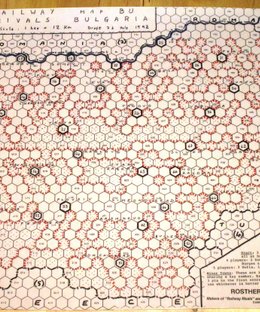 Railway Rivals Map BU: Bulgaria