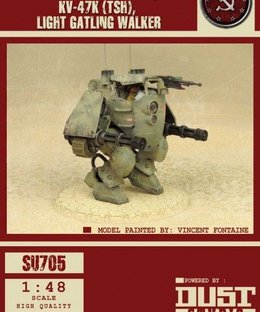 Dust Tactics: KV-47K (TSH) Light Gatling Walker – "Aleksei"