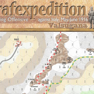 Strafexpedition 1916: Valsugana Map
